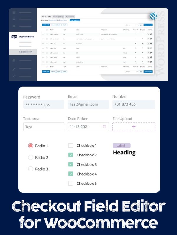 WooCommerce Checkout Field Editor Pro Lisansı