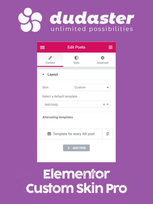 Elementor Custom Skin Pro Lisansı