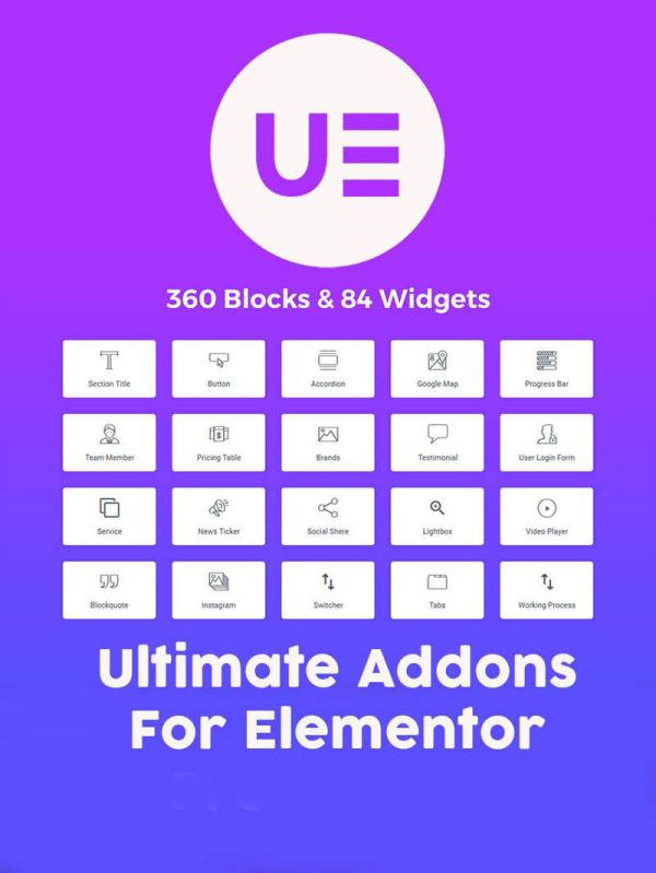 Ultimate Addons for Elementor Lisansı
